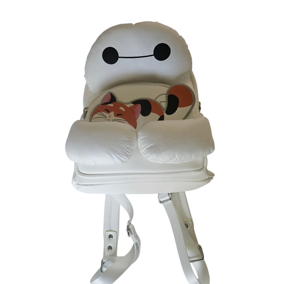 Loungefly x Disney White Baymax and Mochi Mini Backpack - Big Hero 6 - Picture 2 of 12